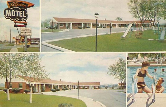 Alpine Motel - Postcard (newer photo)